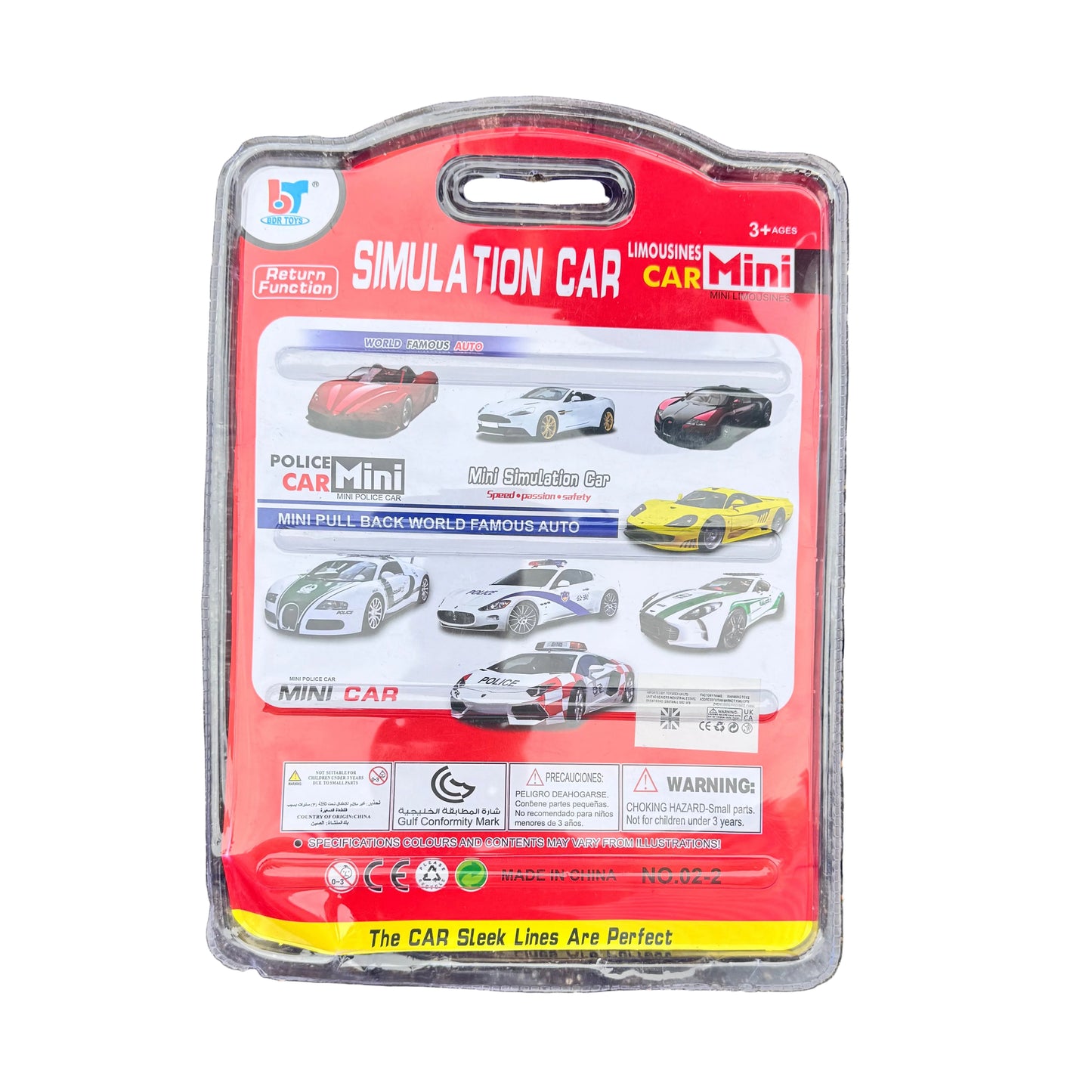 Mini Die-Cast Toy Car Set (8 Pack) – Police & Sports Cars for Kids Ages 3+