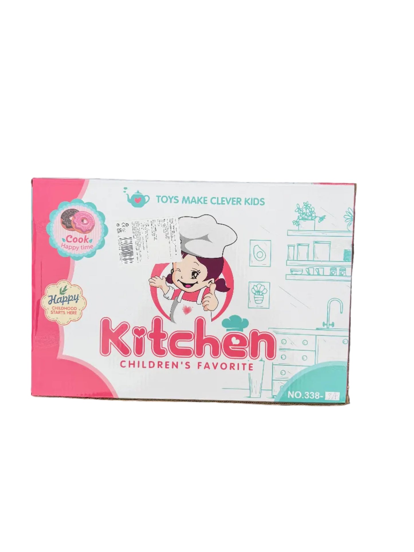 Kids Pretend Cooking Tea Set – Fruit & Dessert Play Kitchen Set (Ages 3+)
