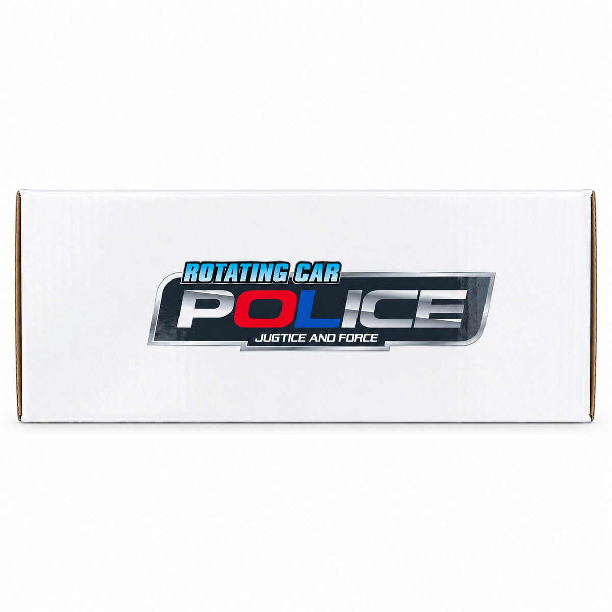 Side of the rotating police car toy box