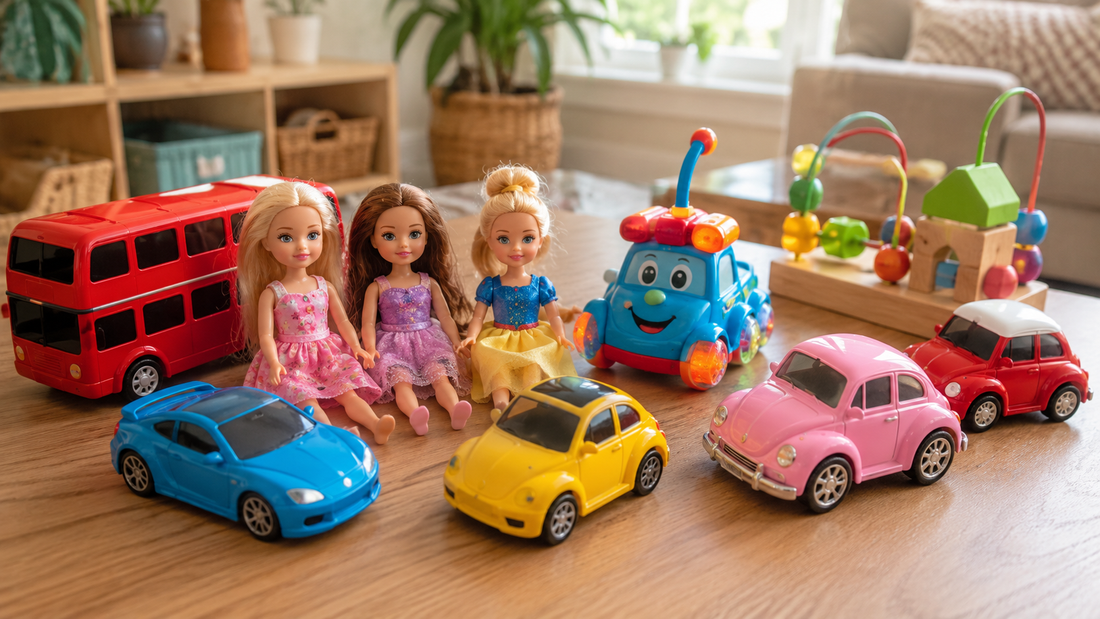 Pocket money toys under £10 including sensory toys, cars and small gifts