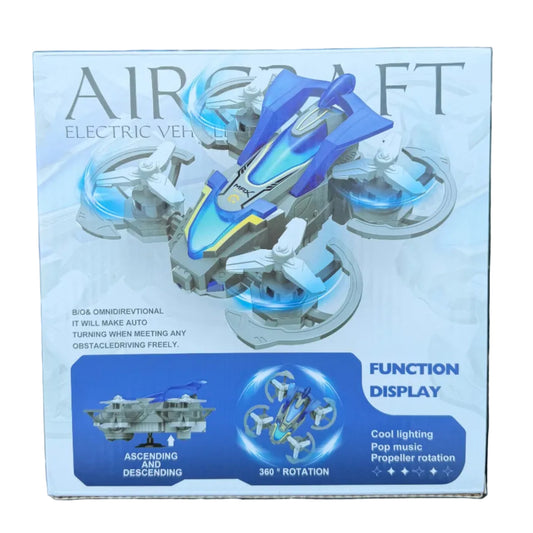 Bump & Go Aircraft Toy – Light-Up Automatic Moving Toy (Ages 3+