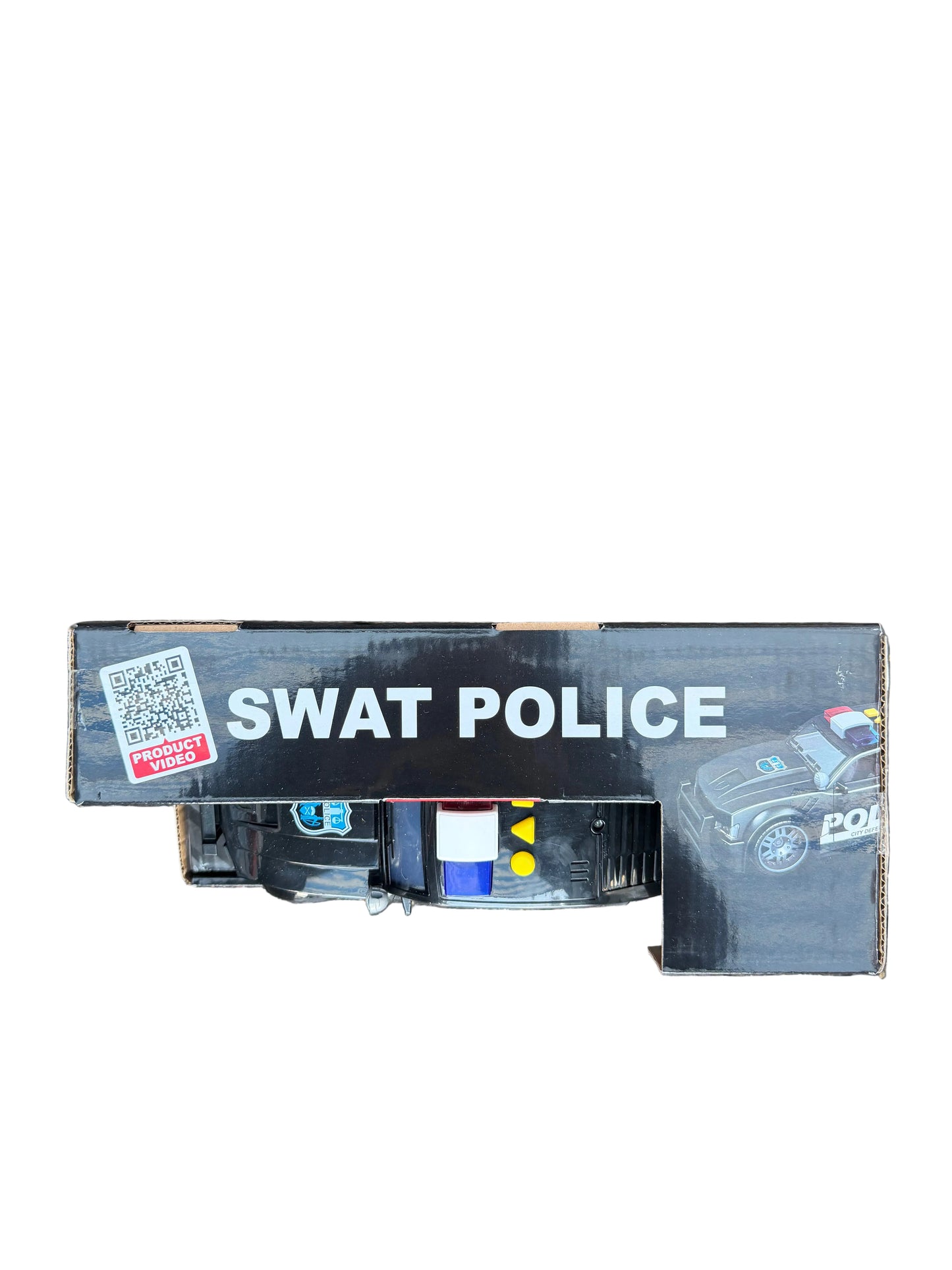 SWAT Police Car Push & Pull Friction Car – Lights & Sound Action Vehicle