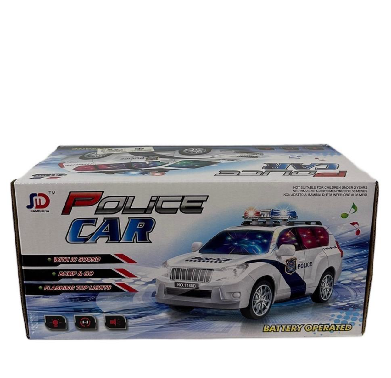 Police Car Toy with Lights & Sound – Kids Emergency Vehicle (Ages 3+)