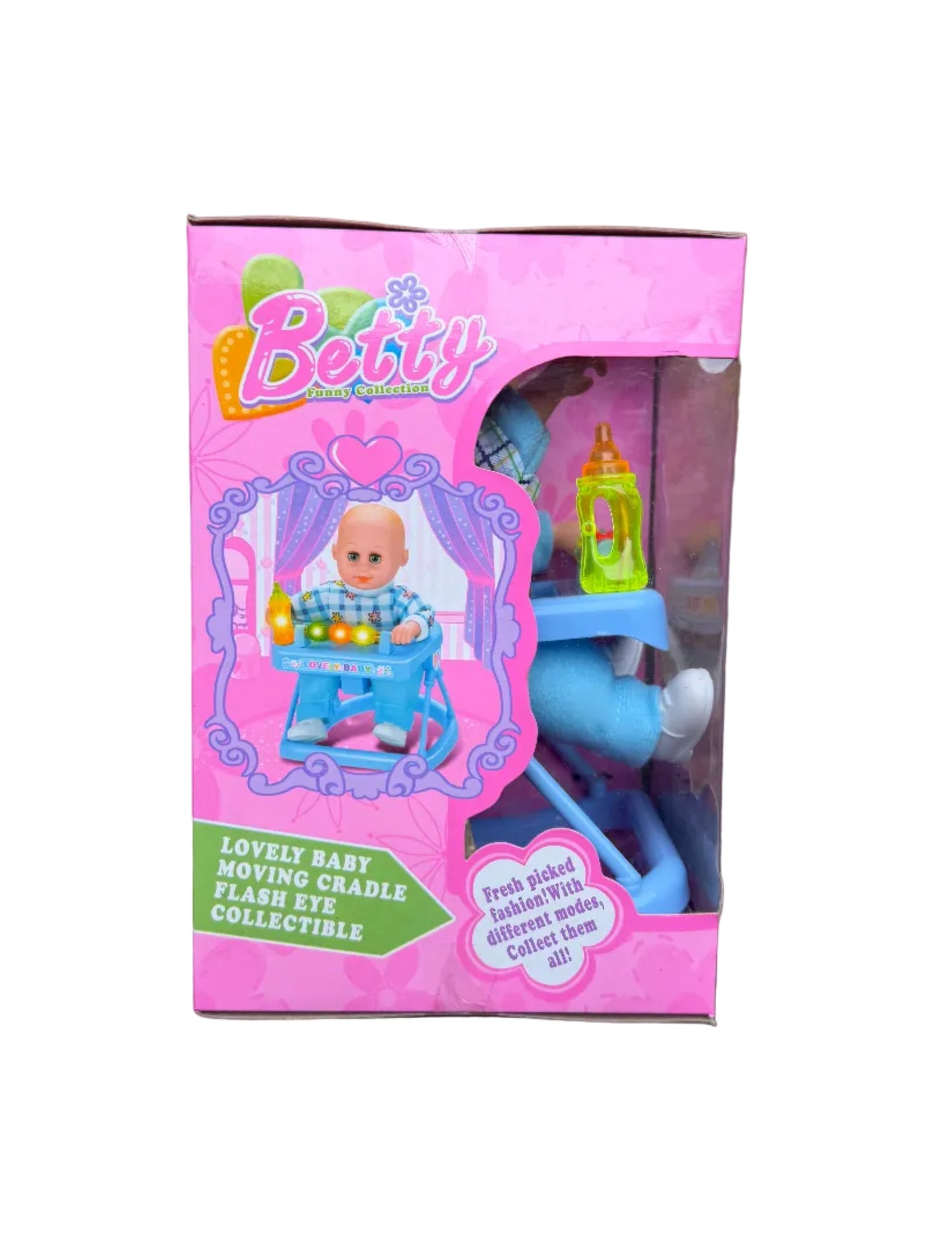 Rocking Baby Doll Playset Cradle Base - 3+ Rocking Baby Doll