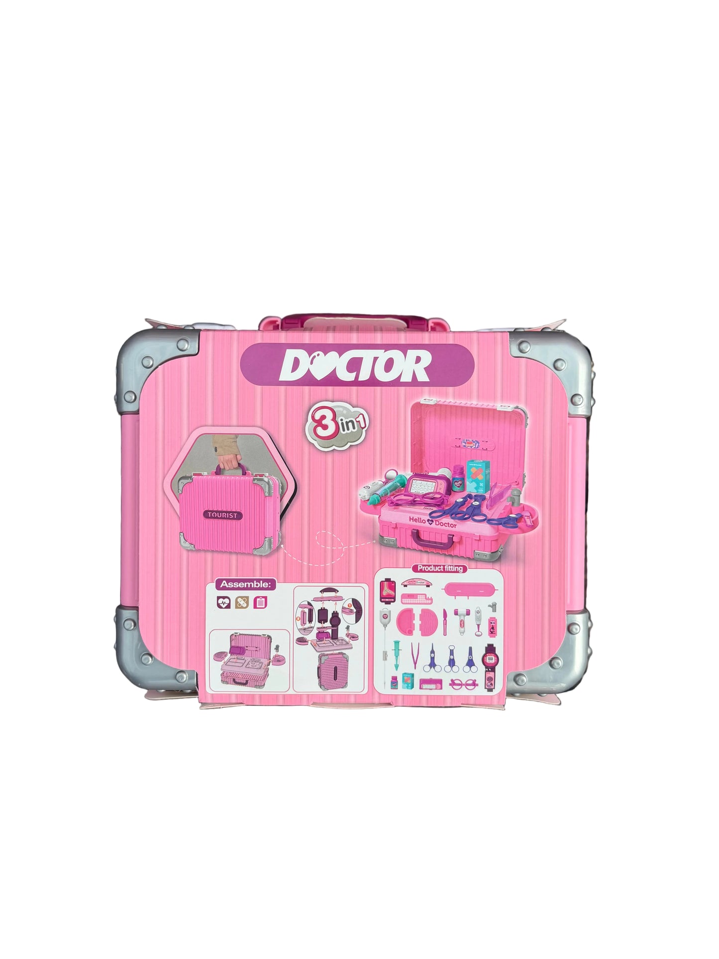 Doctor Kids Medical Play Set Suitcase – Pretend Doctor Toy Set with Accessories (Ages 3+)