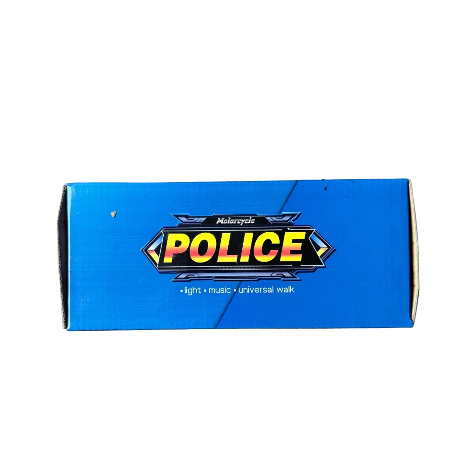 Kids Police Motorcycle Toy with Lights & Music – Bump N Go Police Bike (3+ Years)