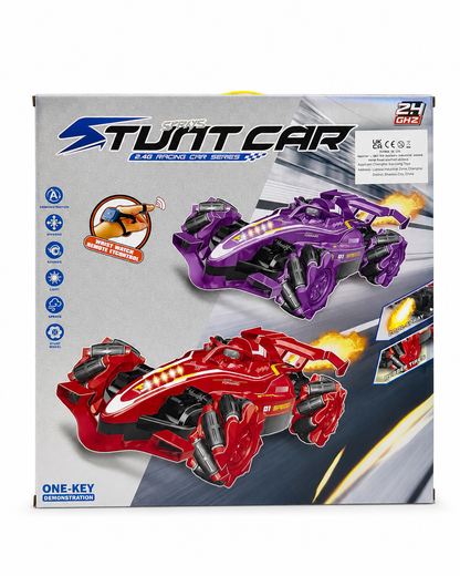 RC Stunt Car with Watch Remote & Smoke Effect